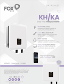 FoxESS Datasheet